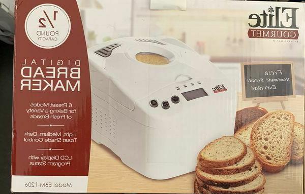 Elite Gourmet Digital Bread Maker