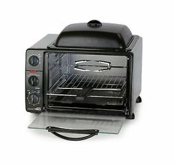 Elite Cuisine ERO-2008S Countertop Toaster Oven with Top Gri
